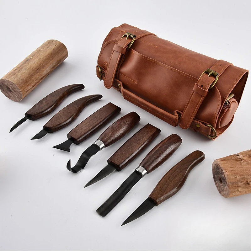 Beginner Leatherwork Kit - Kit de sculpture sur bois, ensemble