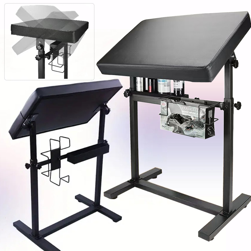 Leatherwork Tattoo - Support d'accoudoir de tatouage professionnel, hauteur