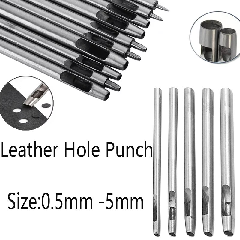 Leatherwork Hole Punch - Ensemble d'outils de perçage de trous