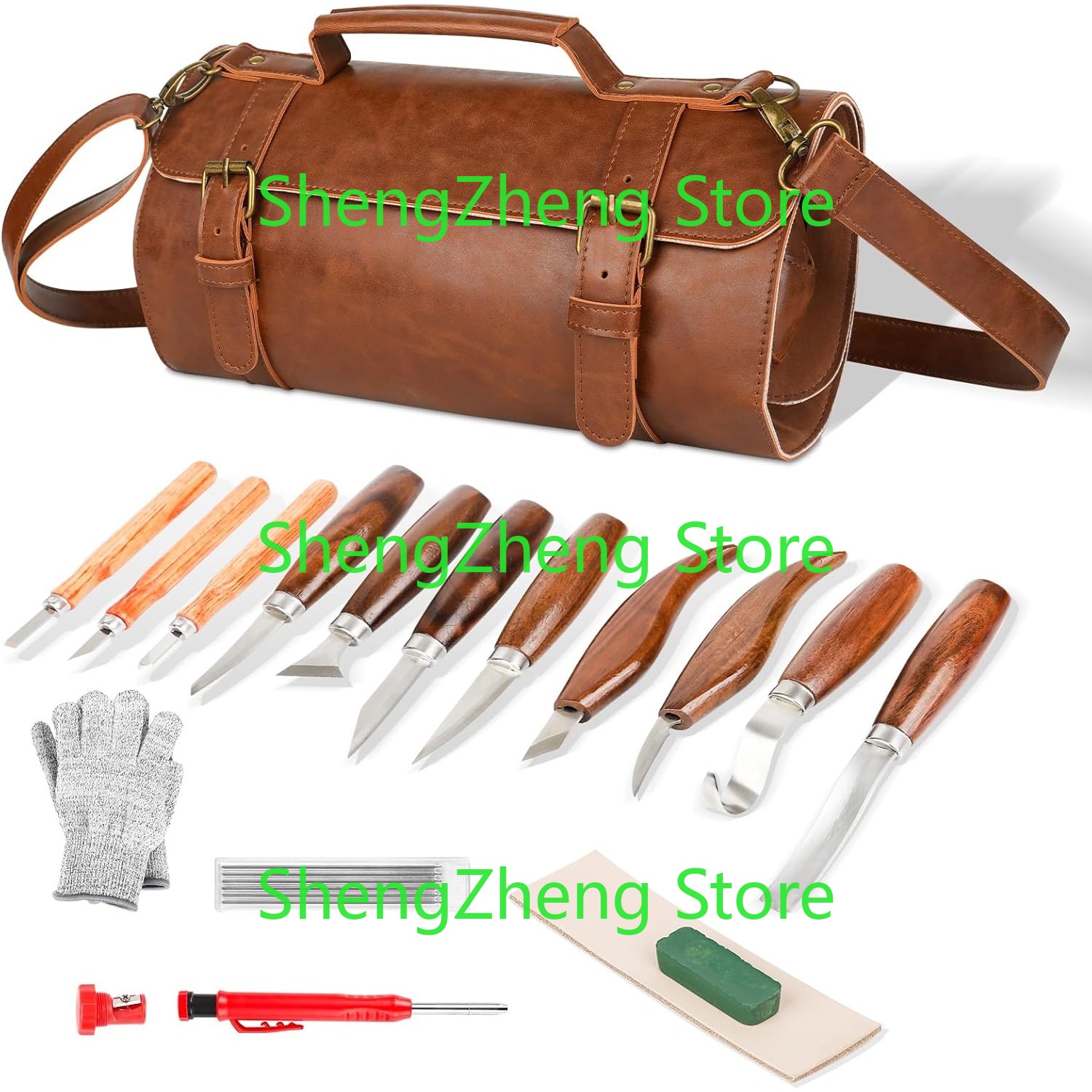 Beginner Leatherwork Kit - Kit d'outils de sculpture sur bois,