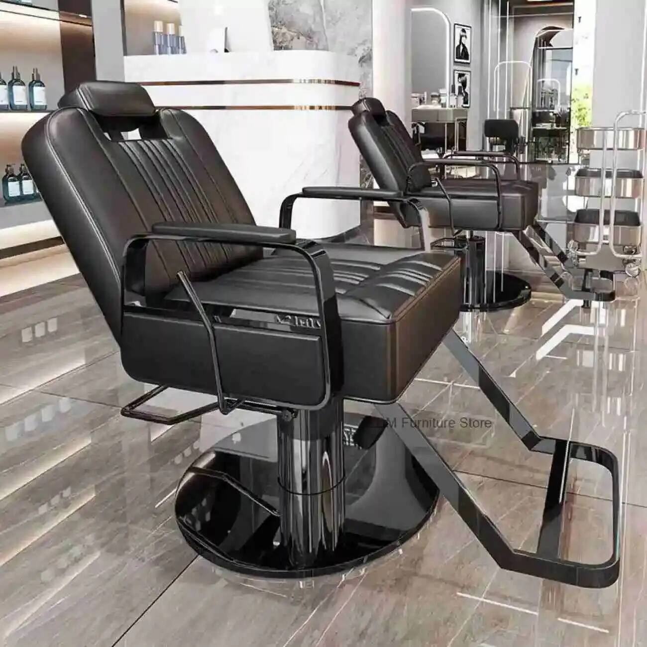 Leatherwork Tattoo - Chaise de Barbier Professionnelle pour Salon
