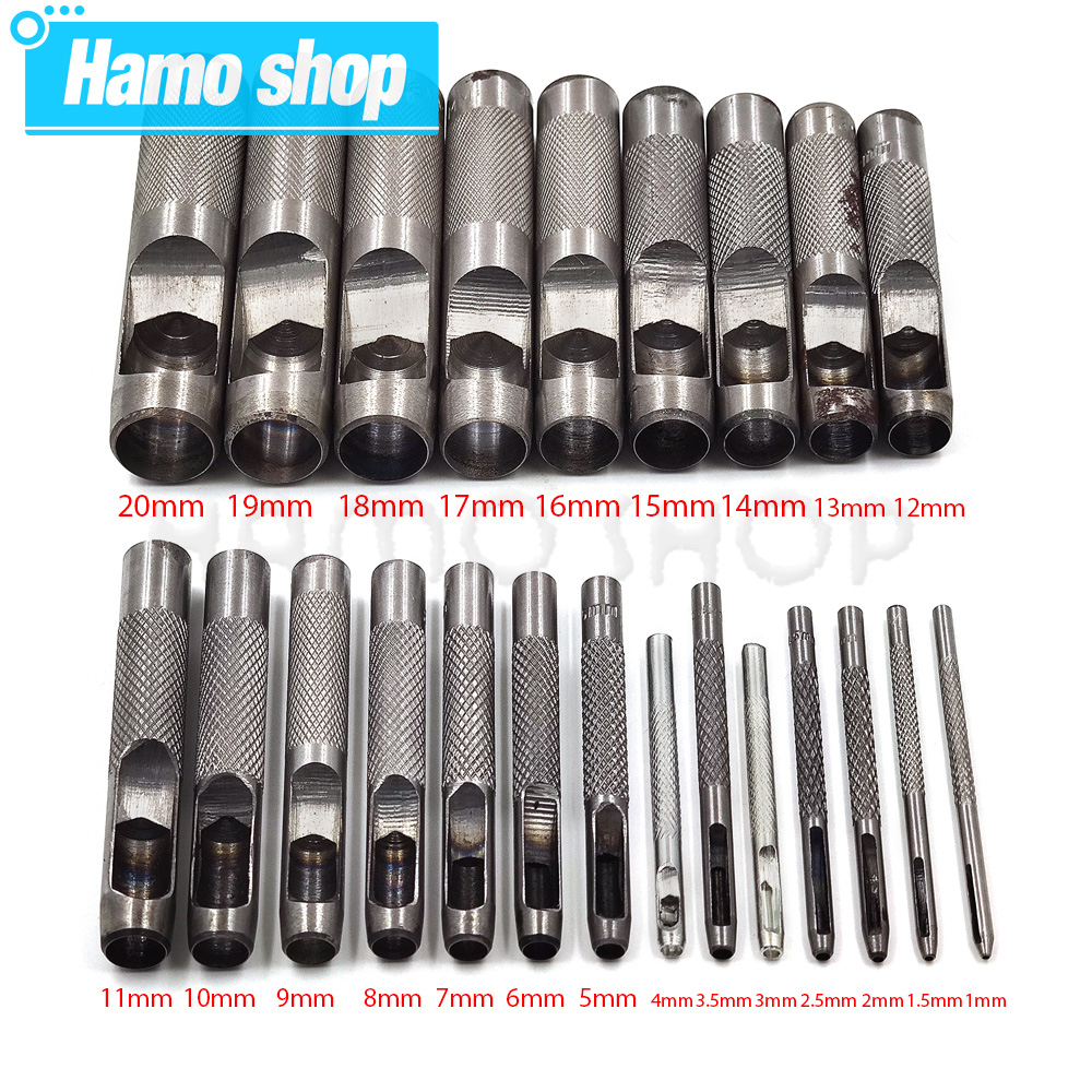 Leatherwork Hole Punch - 1.0mm-25mm toutes tailles choisir outils en