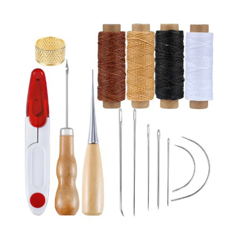 Leatherwork Tool Kit - Kit de couture d'artisanat du cuir,