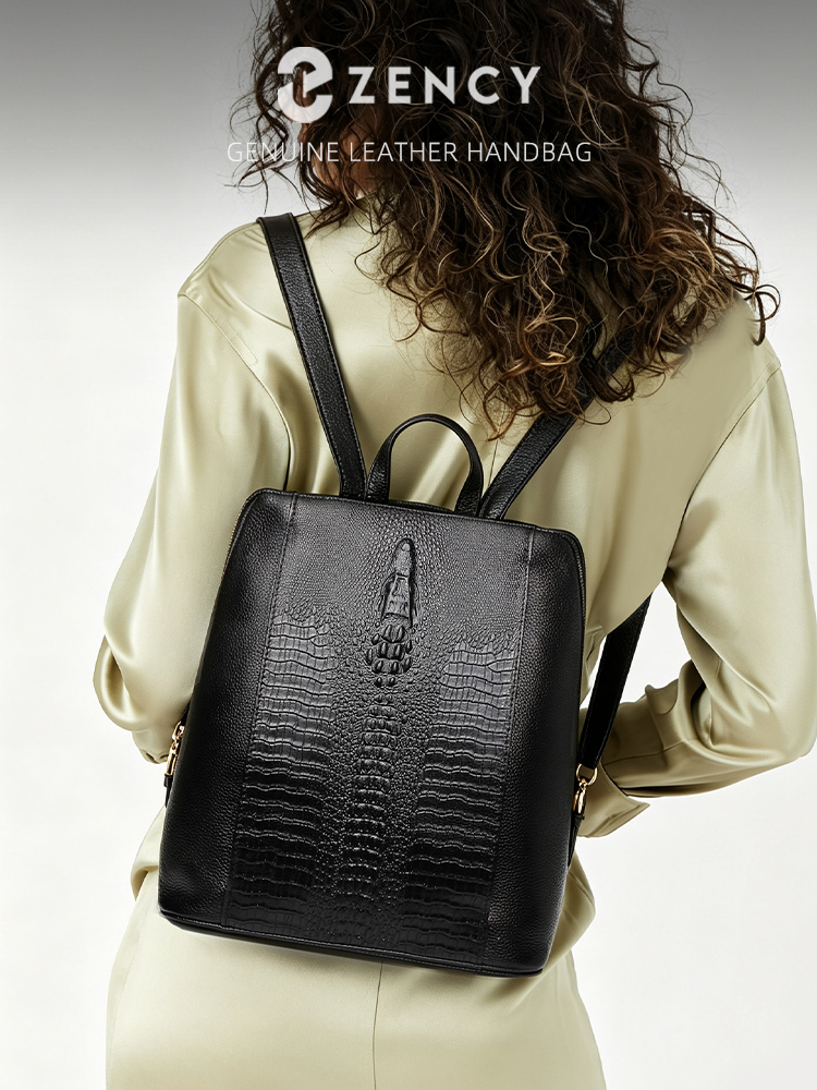 Leather Work Bag - Sac à dos Zency en cuir