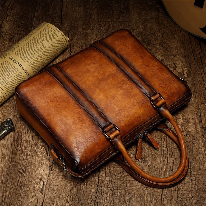 Porte-documents en cuir pleine - Leather Work Bag avis et prix