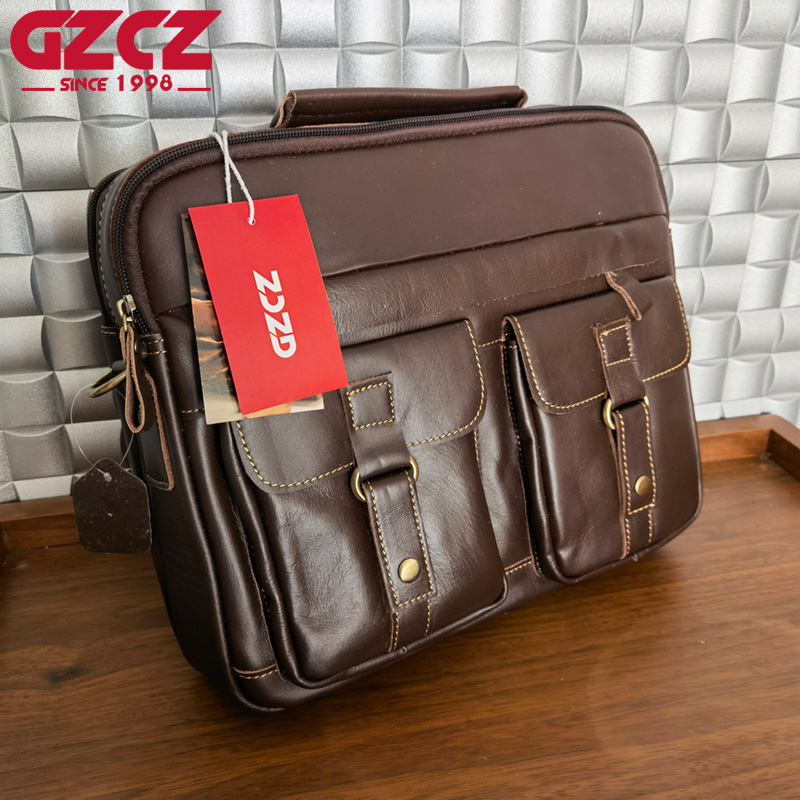 Sac à main pour homme GZCZ, sa - Leather Work Bag avis et prix