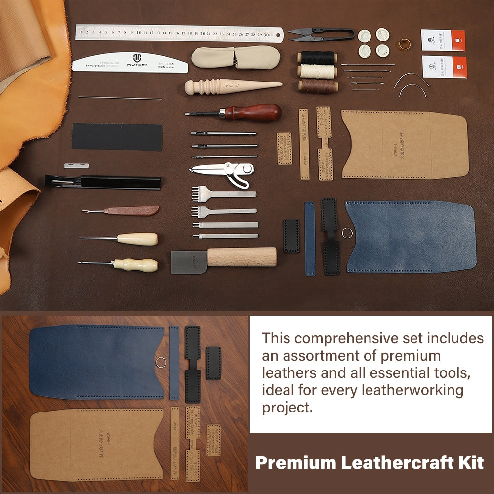 Kit d'outils de travail du cui - Beginner Leatherwork Kit avis et prix