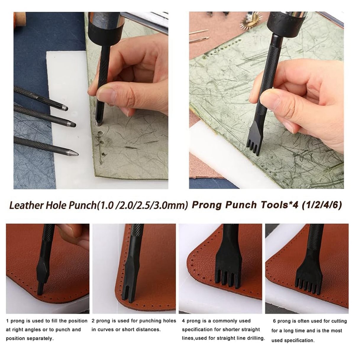 Kit d'outils de travail du cui - Beginner Leatherwork Kit avis et prix
