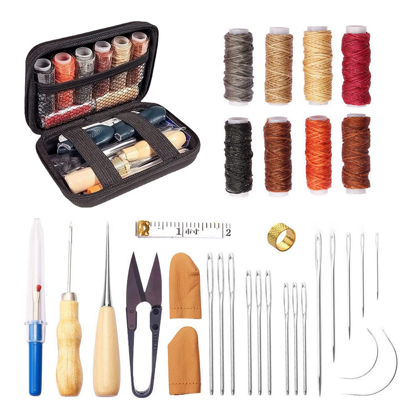 Kit d'outils en cuir 32 pièces - Beginner Leatherwork Kit avis et prix
