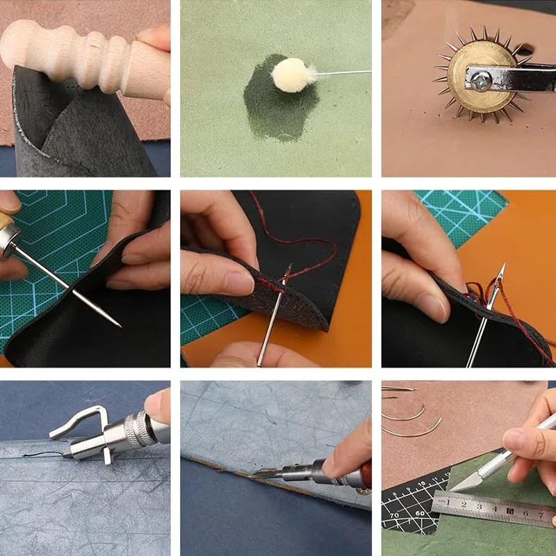 Kit d'outils pratiques pour le - Beginner Leatherwork Kit avis et prix