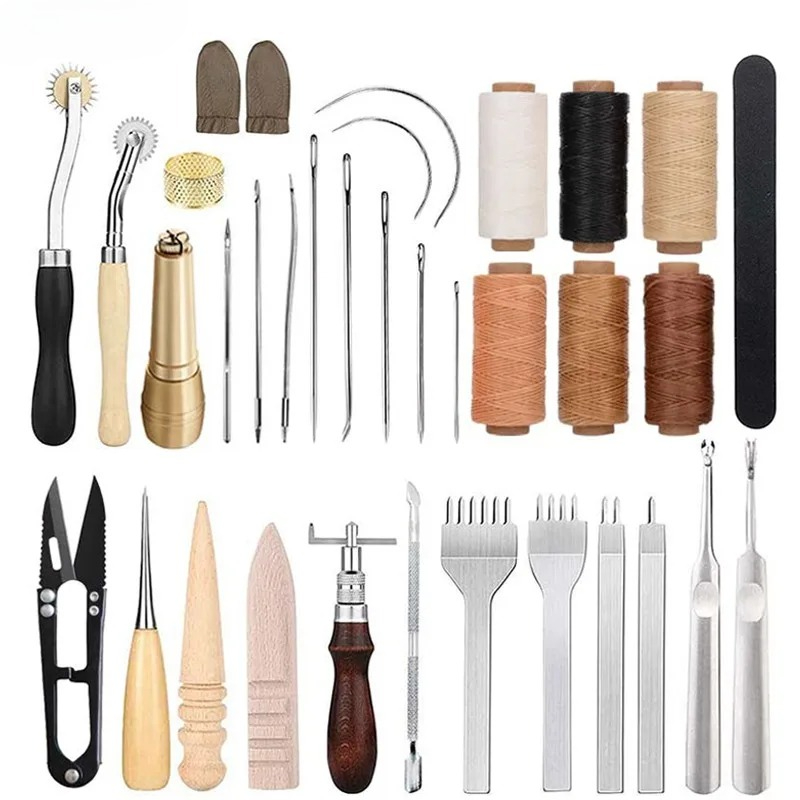 Kit de 25 outils de travail du - Leatherwork Hole Punch avis et prix
