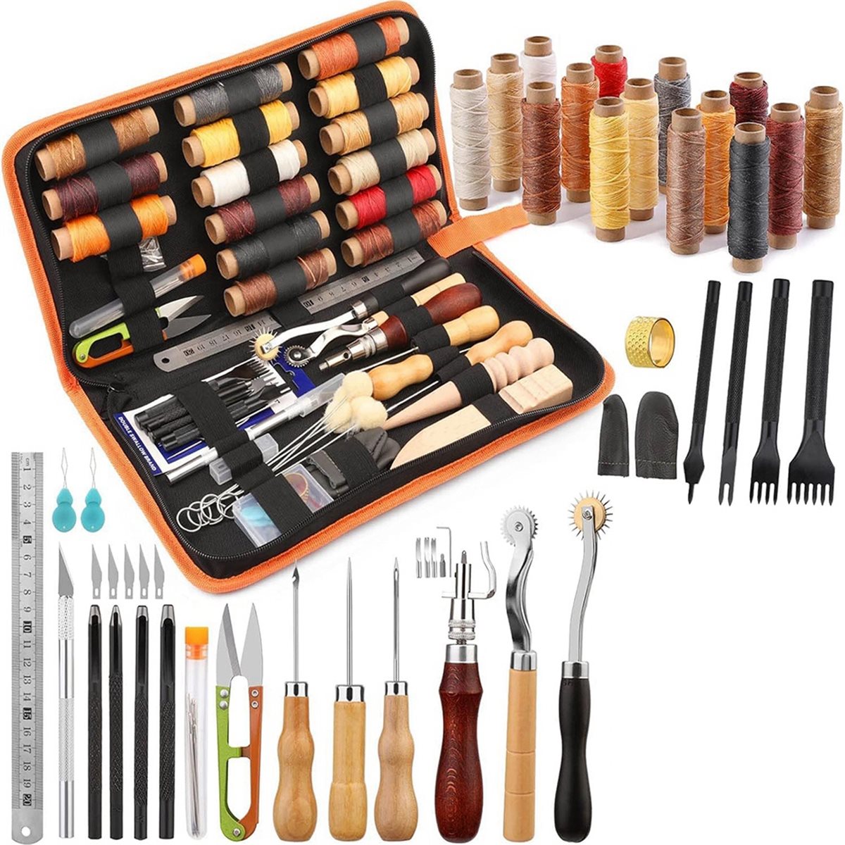 Kit d'outils de travail du cui - Beginner Leatherwork Kit avis et prix