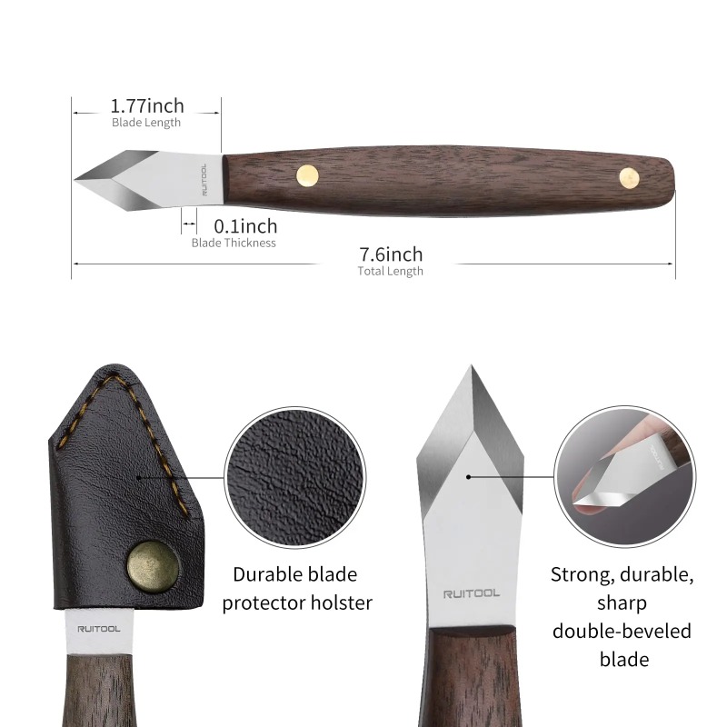 Couteau à découper fait à la m - Leatherwork Knife Sheath avis et prix