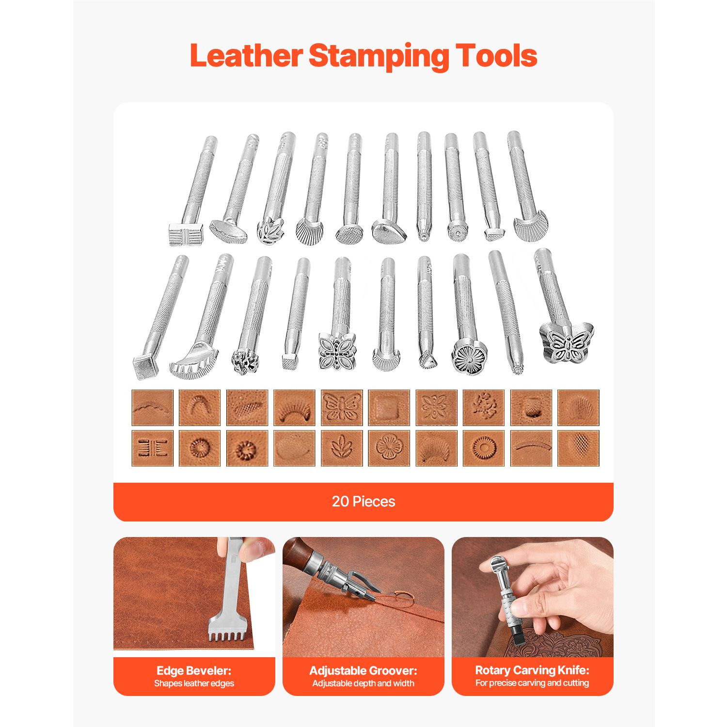 Kit d'outils pour le travail d - Beginner Leatherwork Kit avis et prix