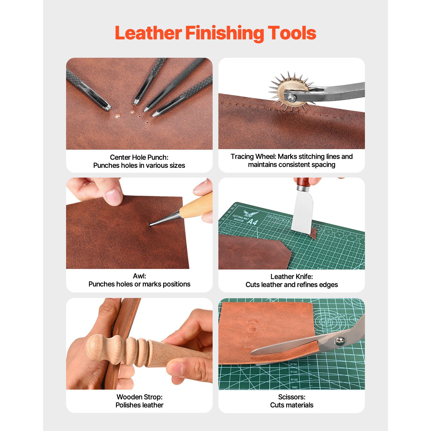 Kit d'outils pour le travail d - Beginner Leatherwork Kit avis et prix