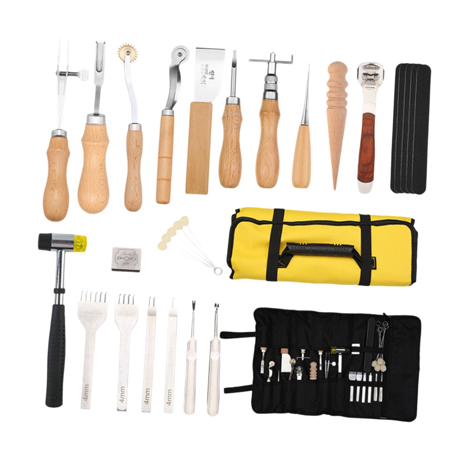 Kit de travail en cuir PU 29 p - Beginner Leatherwork Kit avis et prix