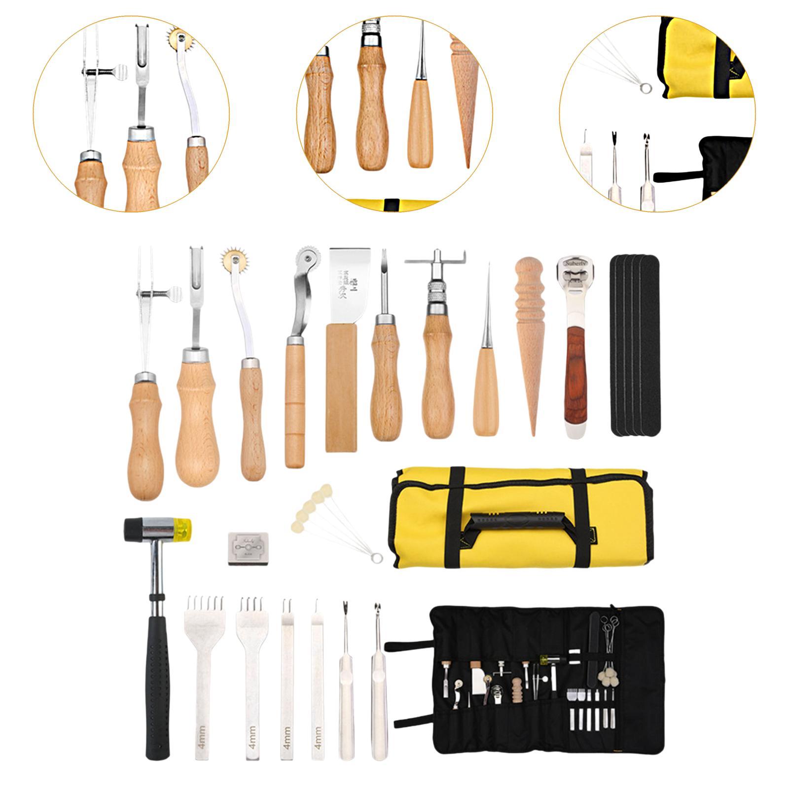 Kit de travail en cuir PU 29 p - Beginner Leatherwork Kit avis et prix