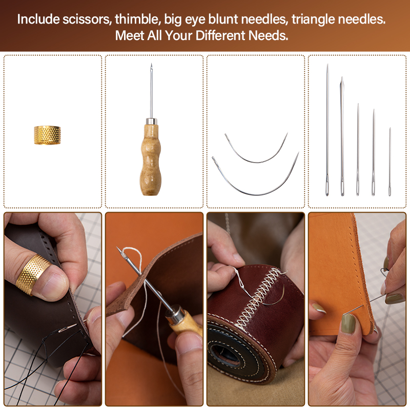 WUTA Kit de réparation du cuir - Leatherwork Tool Kit avis et prix