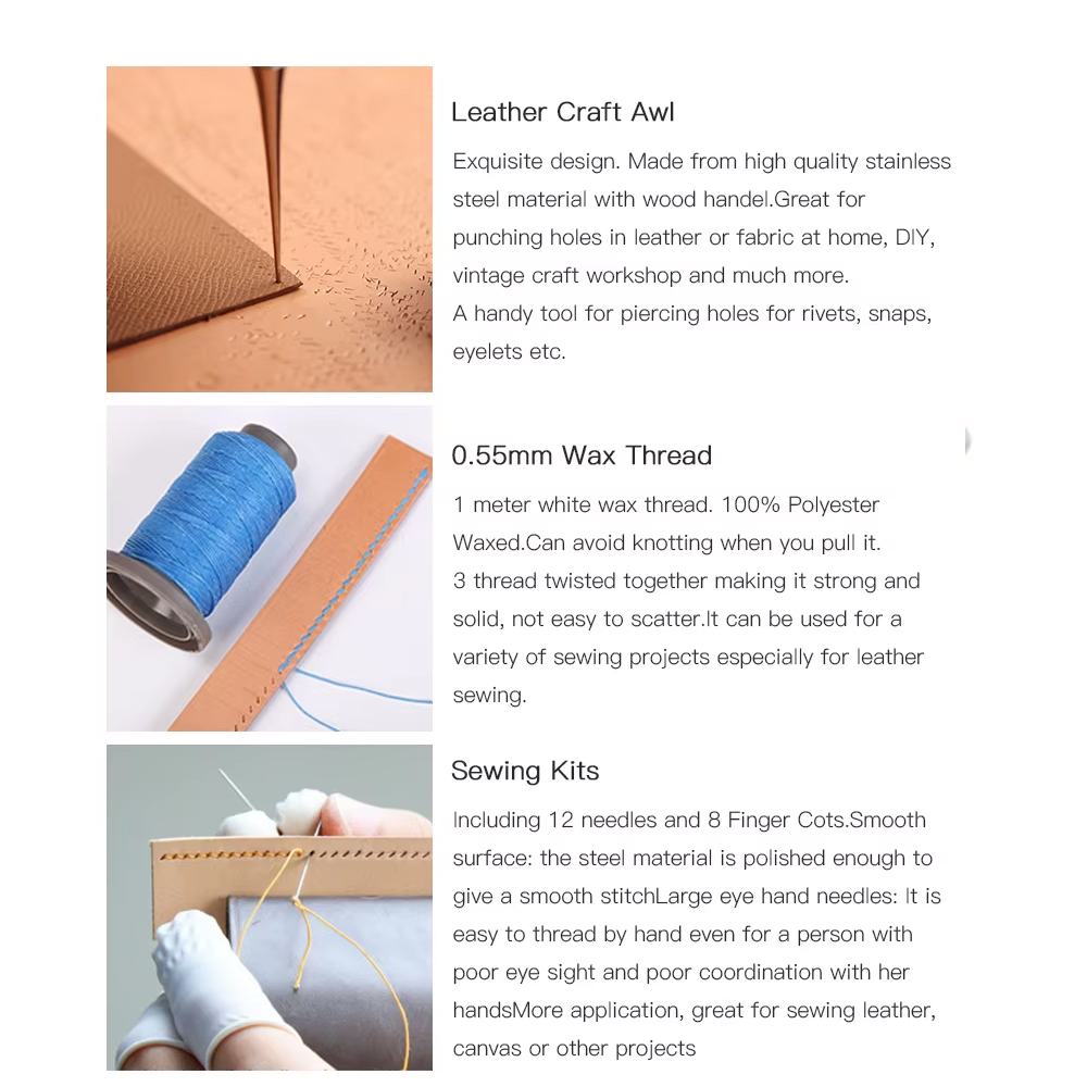 WUTA Kit d'outils d'artisanat  - Leatherwork Punch avis et prix